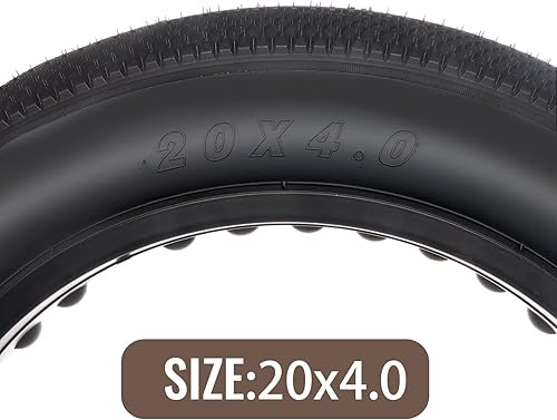 Miniatura 5 de MOHEGIA E-bike Fat Tire, 202426 x 4.0 pulgadas, neumático de repuesto plegable compatible con bicicleta urbana o de tres ruedas