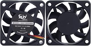 BCZAMD for K1 Max 3D Drucker Zubehör 2Pcs Original Mainboard 6015 Fan Replacement: Hochgeschwindigkeits-Hydrauliklager Kühlung Wärmeableitung Raditor for Creallty K1 Controller