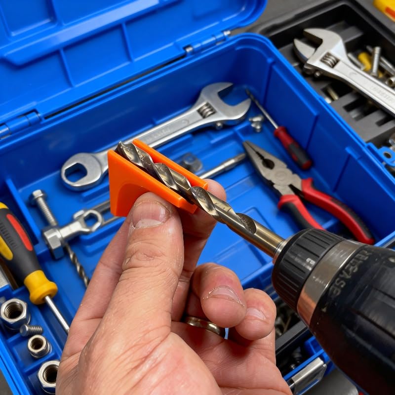 3pcs Drill Guide Jig Set, V-Groove Drill Guide Block for Straight Hole Drilling, Portable Vertical Drill Locator for Woodworking Pipes & Corners (3PCS)