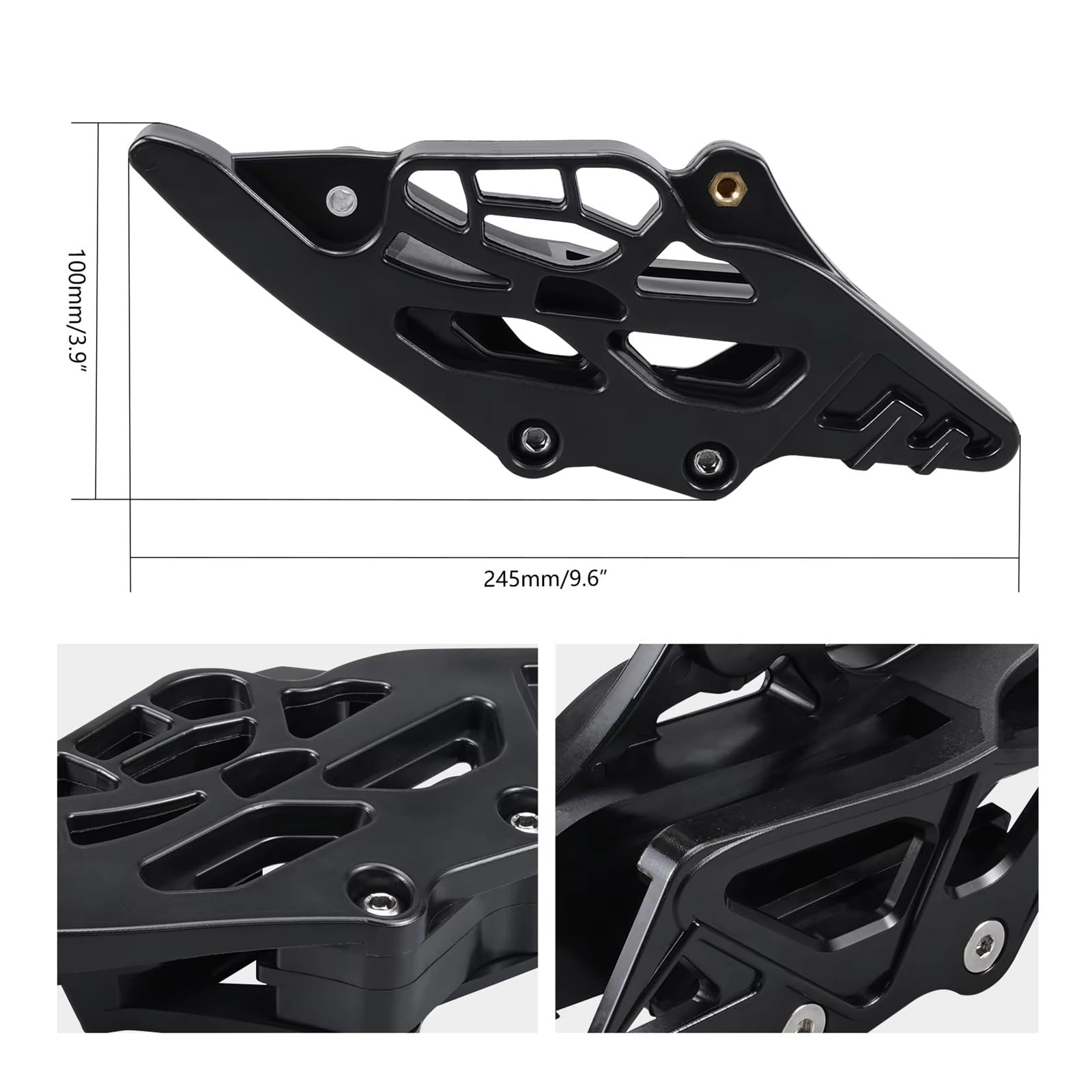 Accesorios para Motocicleta Cadena Cubierta De Piñón Compatible con Deslizante Guía Trasera Guía Y Tensor