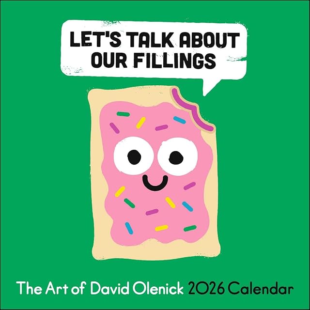 Portada de The Art Of David Olenick 2026 Wall Calendar
