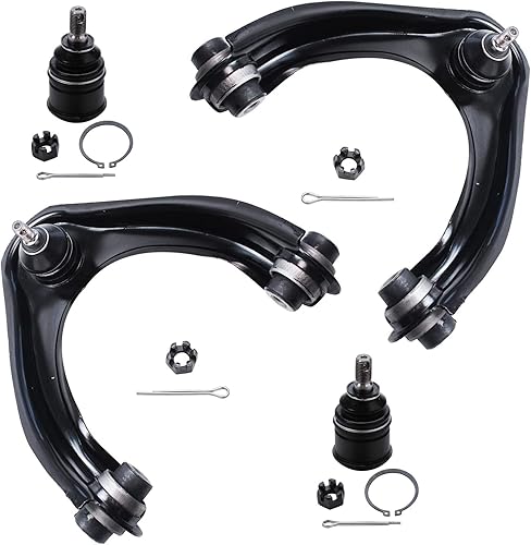 Miniatura 608 de Detroit Axle - Kit de extremo delantero de 14 piezas para Hyundai Tucson 2005-2009 Kia Sportage 2005-2010 2 brazos de control inferiores, 2 rótulas