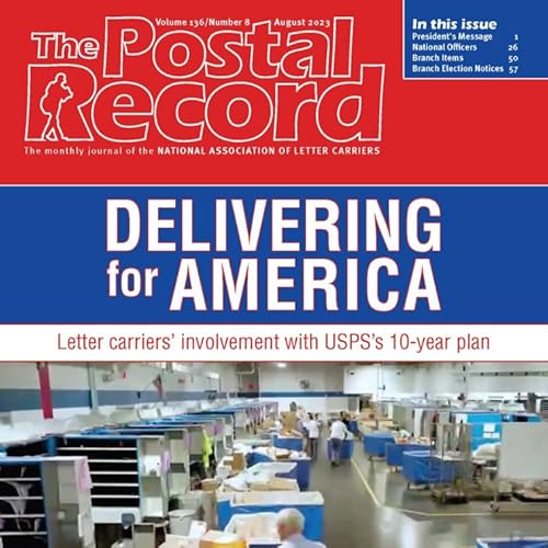August 2023 Postal Record Podcast Por  arte de portada