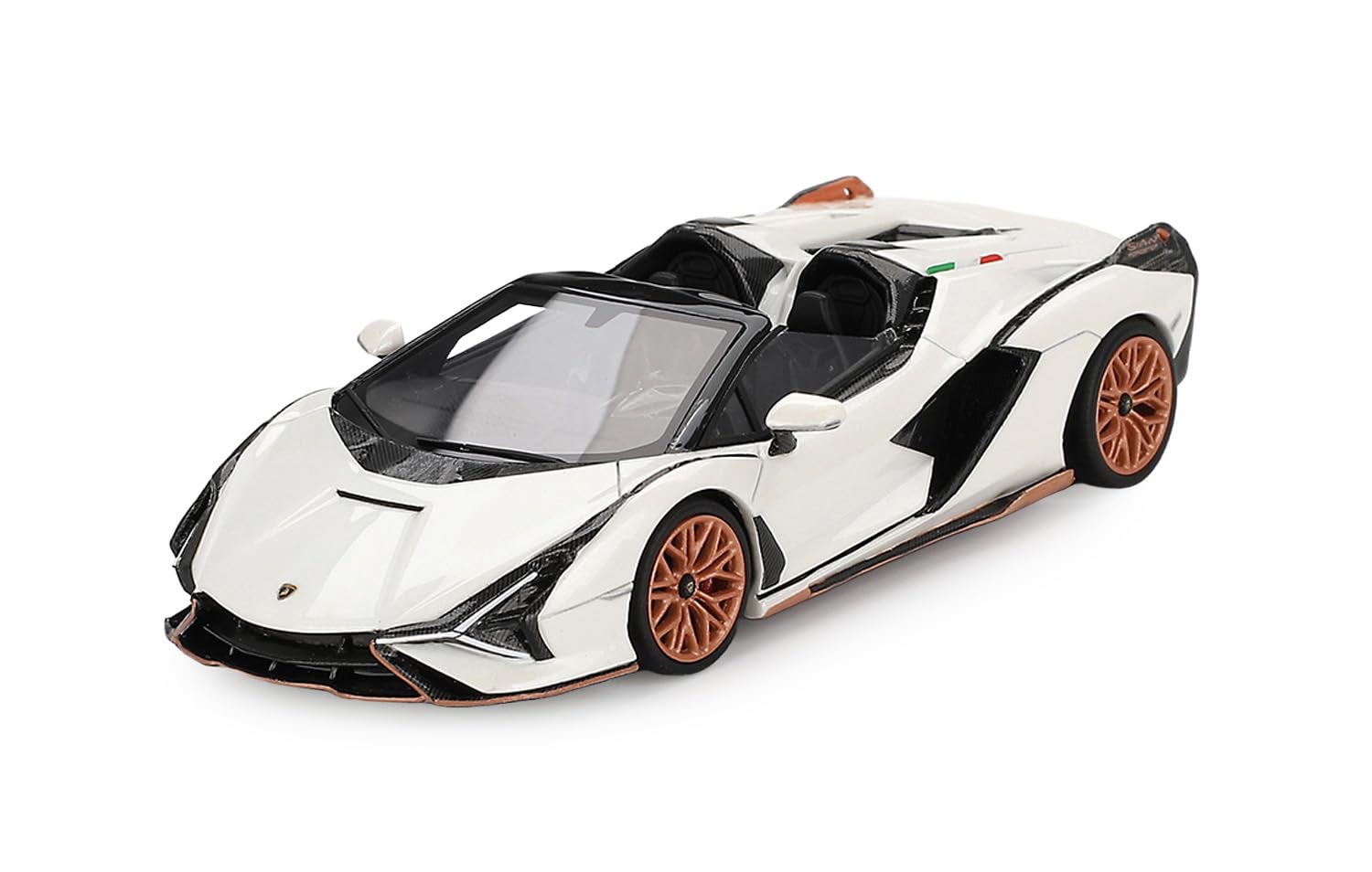 Amazon | TSM MODEL 1/43 ランボルギーニ シアン ロードスター Bianco