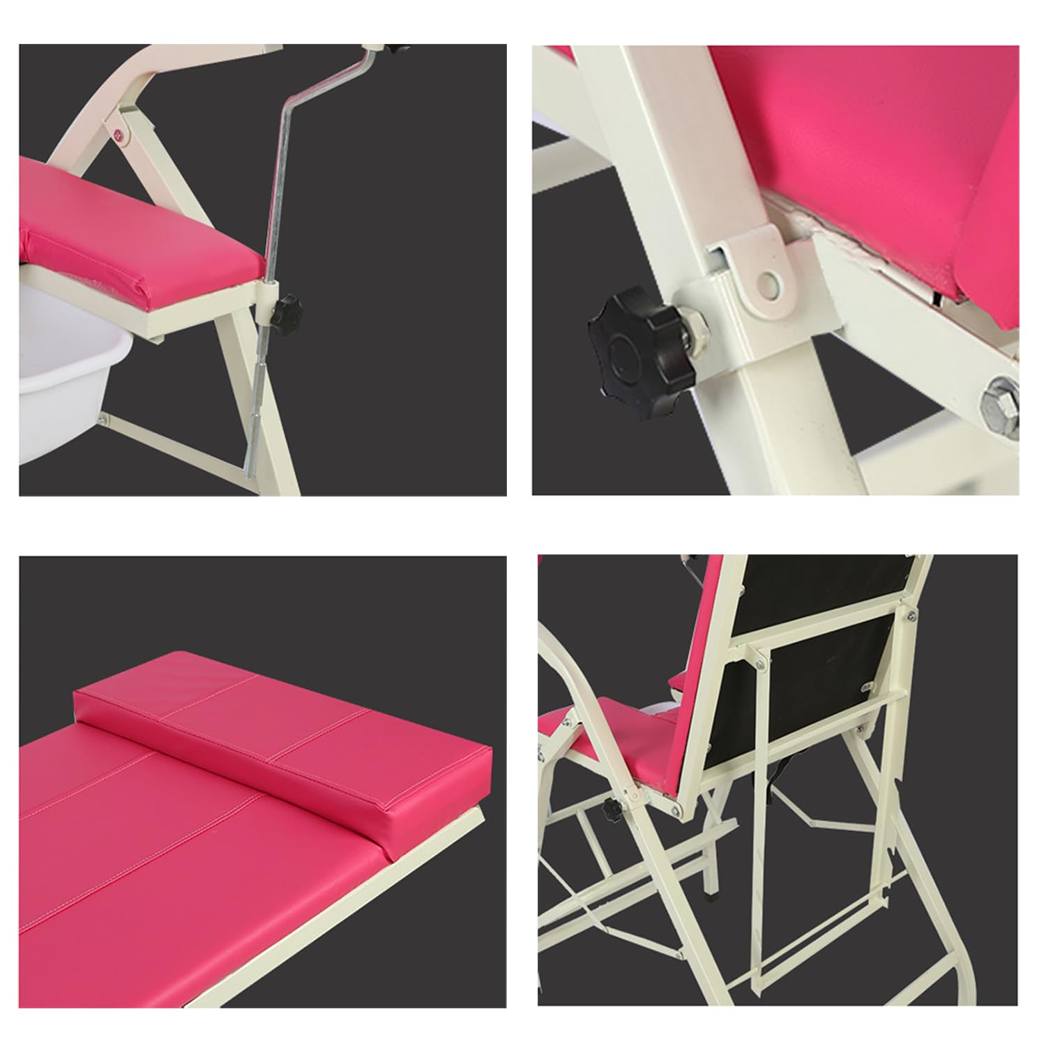 Sedia da Visita, Lettino da Visita ginecologico Portatile Pieghevole Lettino Medico Medico ginecologico ambulatoriale Lettino da Visita Lettino da Visita Regolabile Portatile