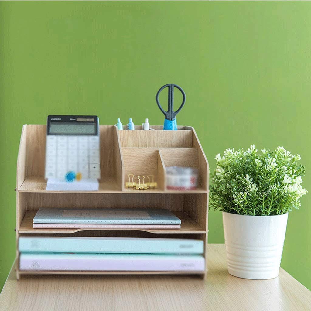 Organizer da scrivania a 4 ripiani, per studenti e forniture per ufficio, per scuola e ufficio