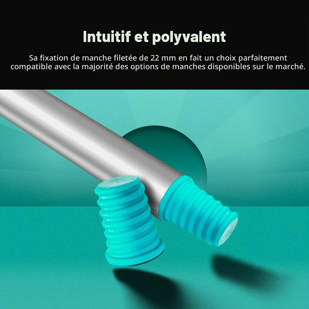 Raclettes de Sol époxy - Raclette crantée de 40,6 cm utilisée pour appliquer des revêtements Lourds tels Que l'époxy, l'uréthane, Le Ciment Auto-nivelant. La Meilleure raclette dentelée pour