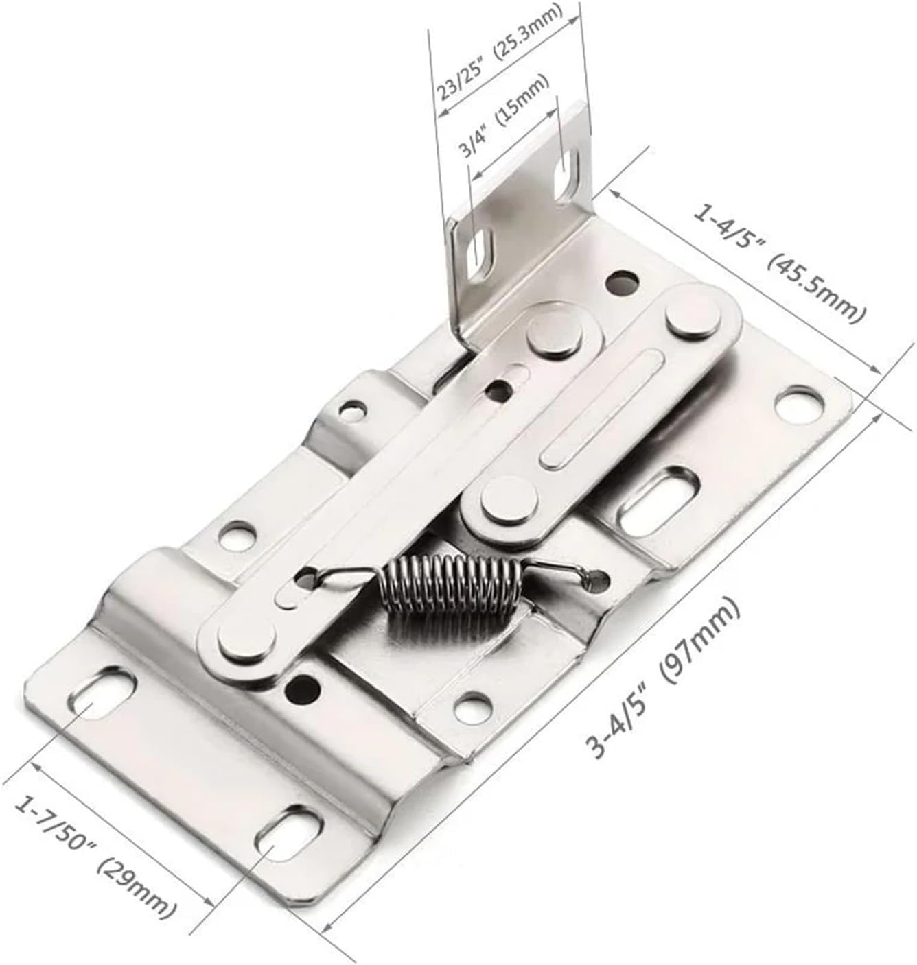 2pcs Kitchen Cabinet Tip-Out Trays Hinges Self-Closing Pivot Hinge