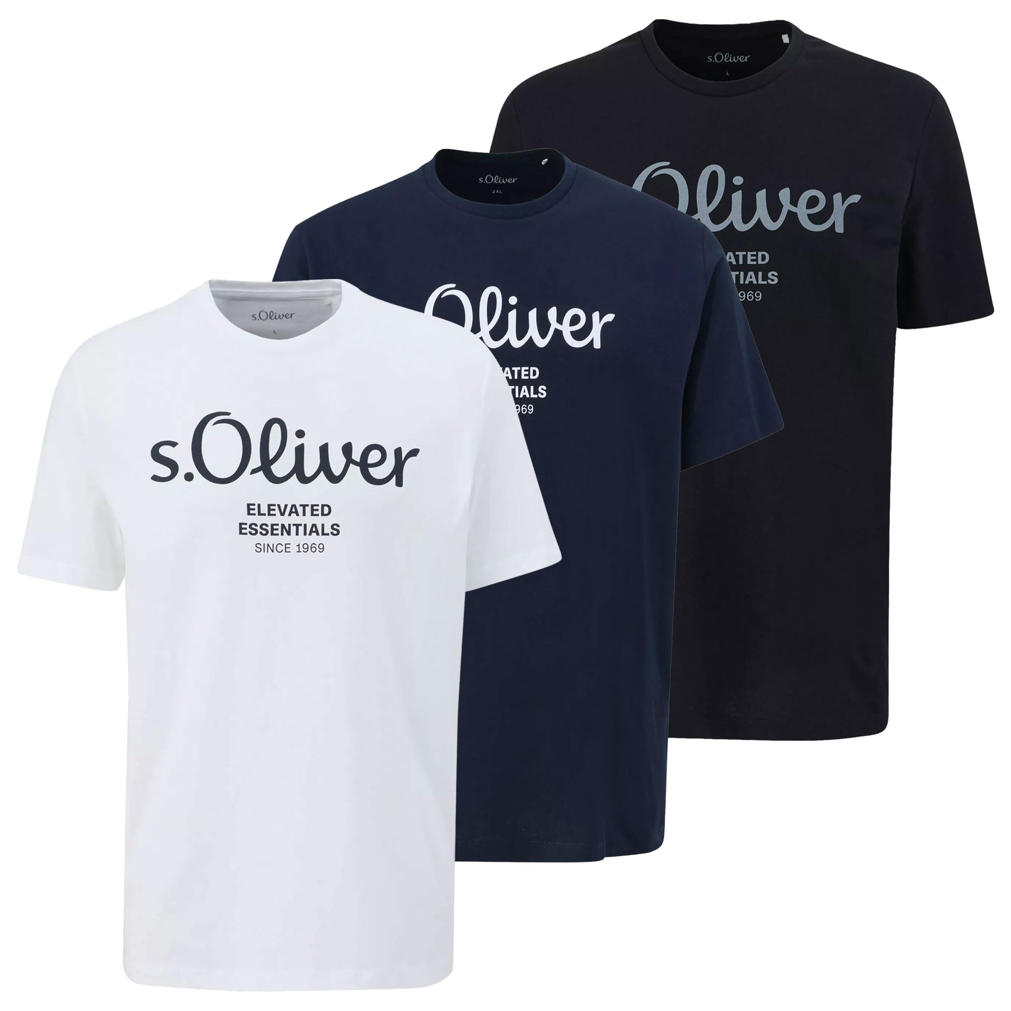 s.Oliver Herren T-Shirt mit Logodruck (DE/NL/SE/PL