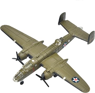 1200 WWII US B-25 Mitchell Bomber Fighter Model Simulation Aircraft Aviation Toy Aircraft Kits for Collection and Gift