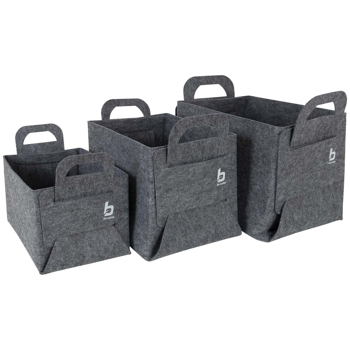 Bo-Camp - Urban Outdoor collection - Basket - Barnsbury - Felt - 3 Pieces