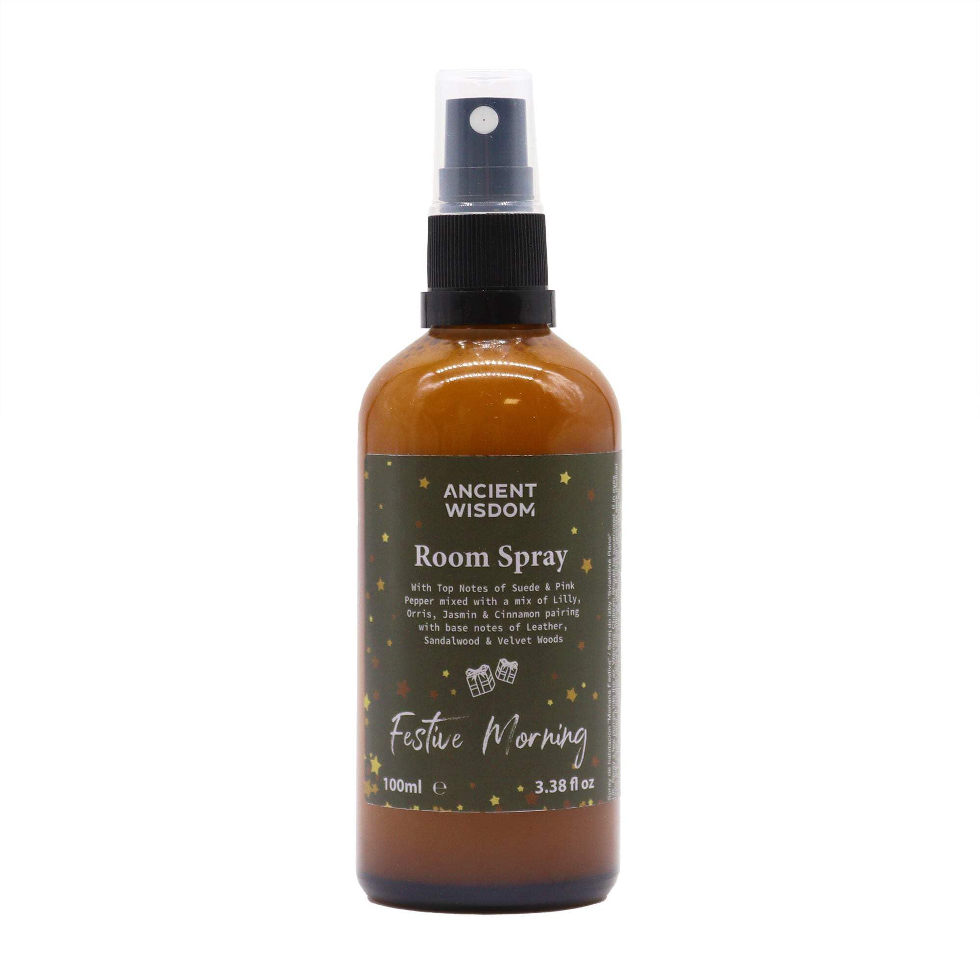 Ancient Wisdom Christmas Fragrance Spray – For Home and Pillows – 100 ml (Holiday)