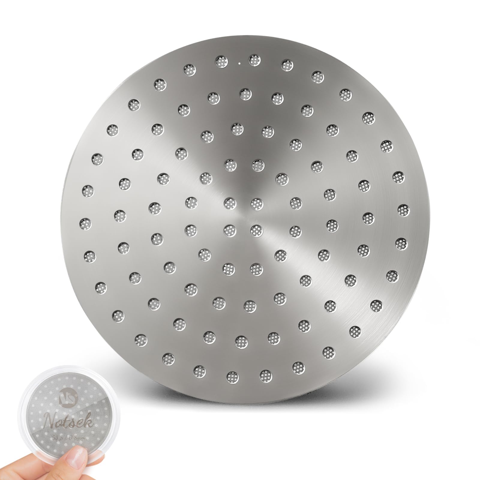 NOTSEK Puck Screen V2, sitko do espresso o grubości 0,8 mm, sitko ze stali nierdzewnej 304, akrylowe pudełko do przechowywania, akcesoria do ekspresu do kawy