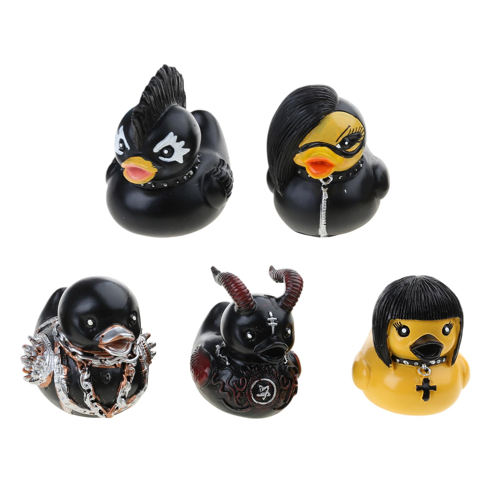 Amazon.co.jp: 代替アヒルのフィギュアパンクダックフィギュア樹脂