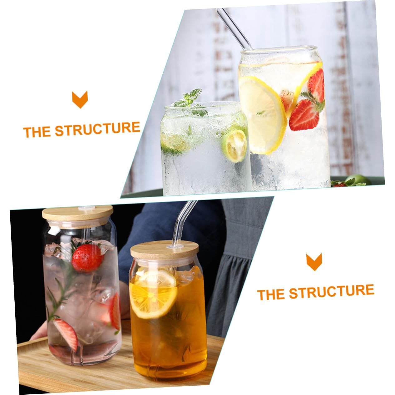 Cabilock 2-pack Can Water Cup Coffee Mug Set Cups for Party Portable Water Bottle