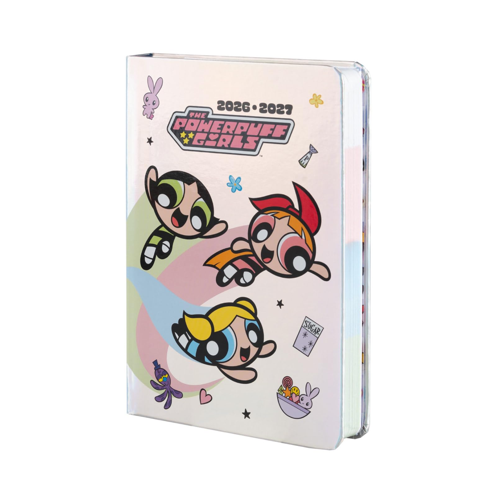 Grupo Erik Pocket Academic Diary 2026-2027 Week to View - The Powerpuff Girls Gifts | A6 Academic Planner 2026-2027, Back to School Diary 2026 2027 Week View, Weekly Planner A6 | Stationery Gifts
