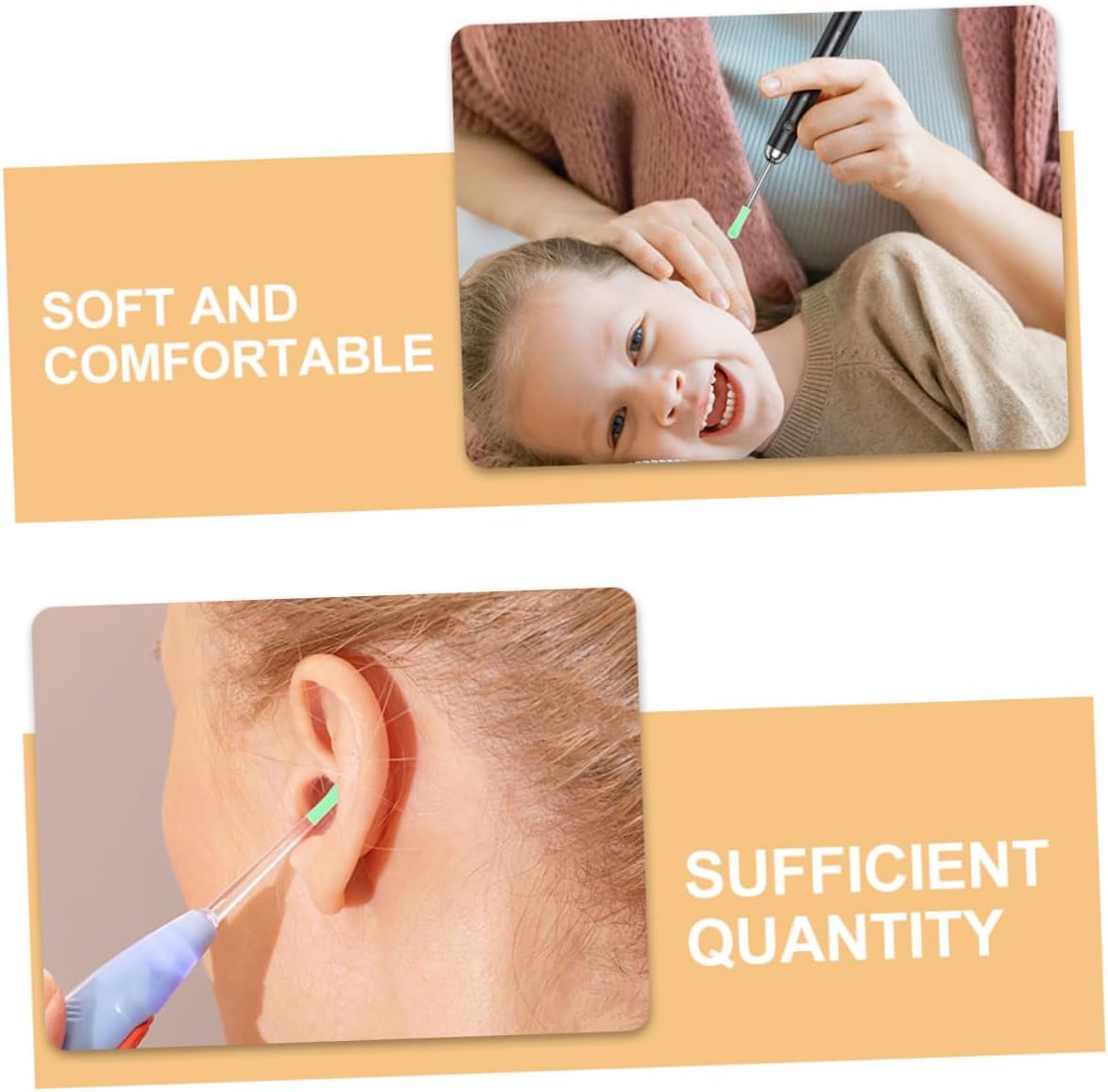 12Pcs Silicone Ear Wax Removal Tool Covers Reusable Soft Ear Spoon Sleeves for Family Ear Health Care Compatible with Various Ear Spoons Easy to Clean and Maintain