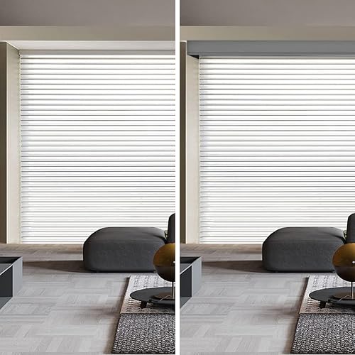 Miniatura 3 de zshine Panel de cortina sin pistas Cenefa decorativa Montaje en techo o pared Personalizar longitud para persianas enrollables, persianas