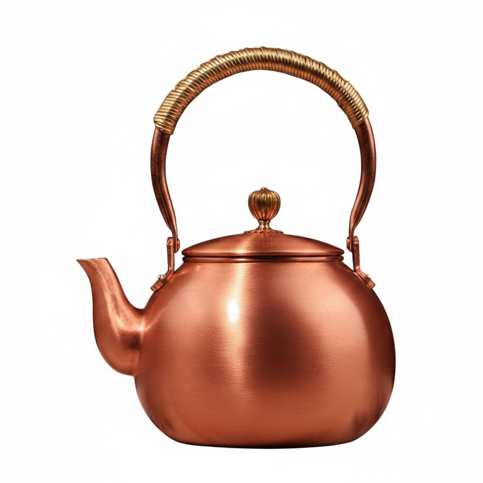Enakshi Health-Enhancing Handmade Red Copper Kettle Vintage Design