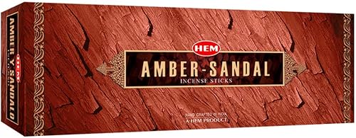 ÁmbarCaja de seis 20Gram TubosDobladillo Incienso ÁmbarCaja de seis 20Gram TubosDobladillo Incienso