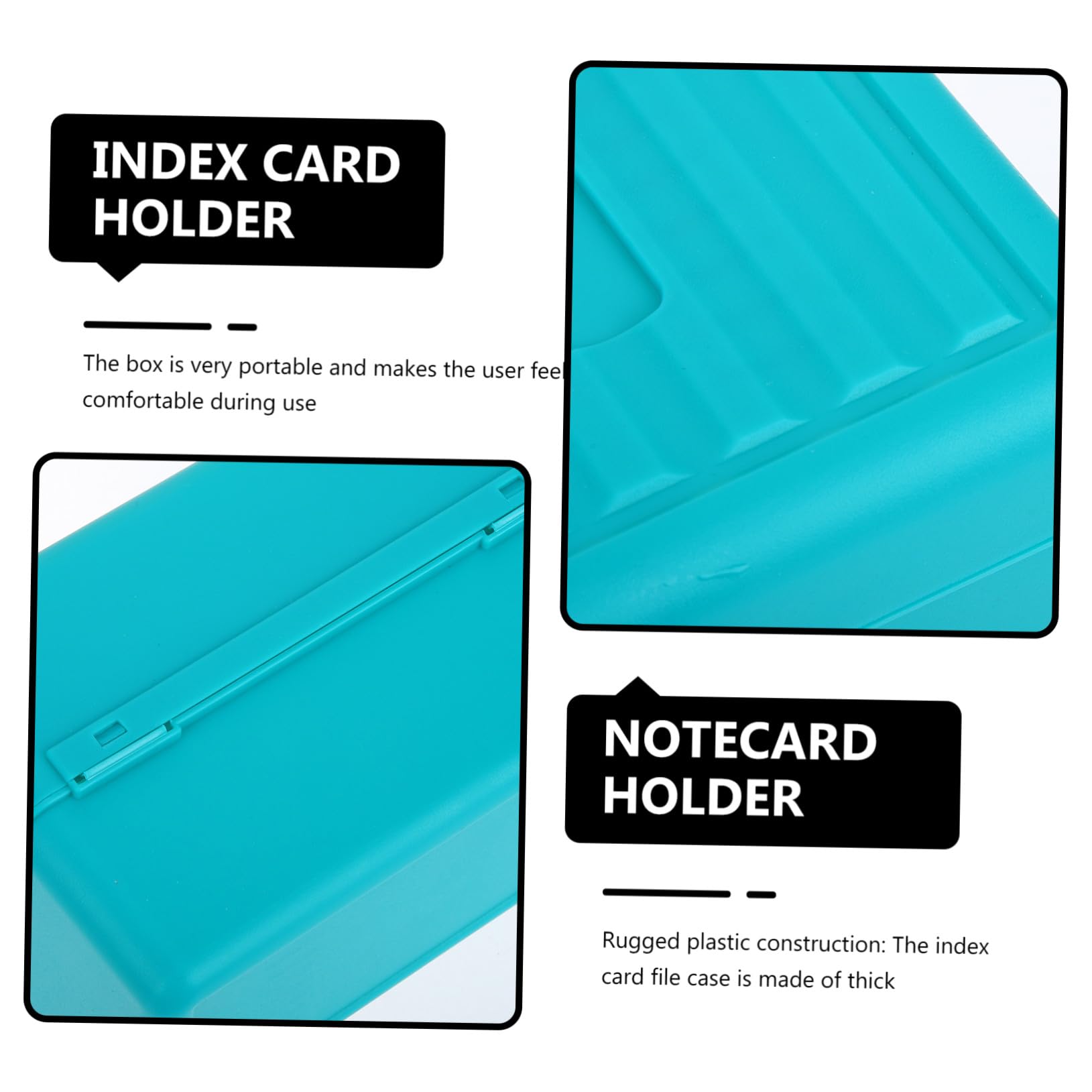 SOIMISS Porta Tarjetas de Notas 4 Piezas Pp para Organizar y Almacenar