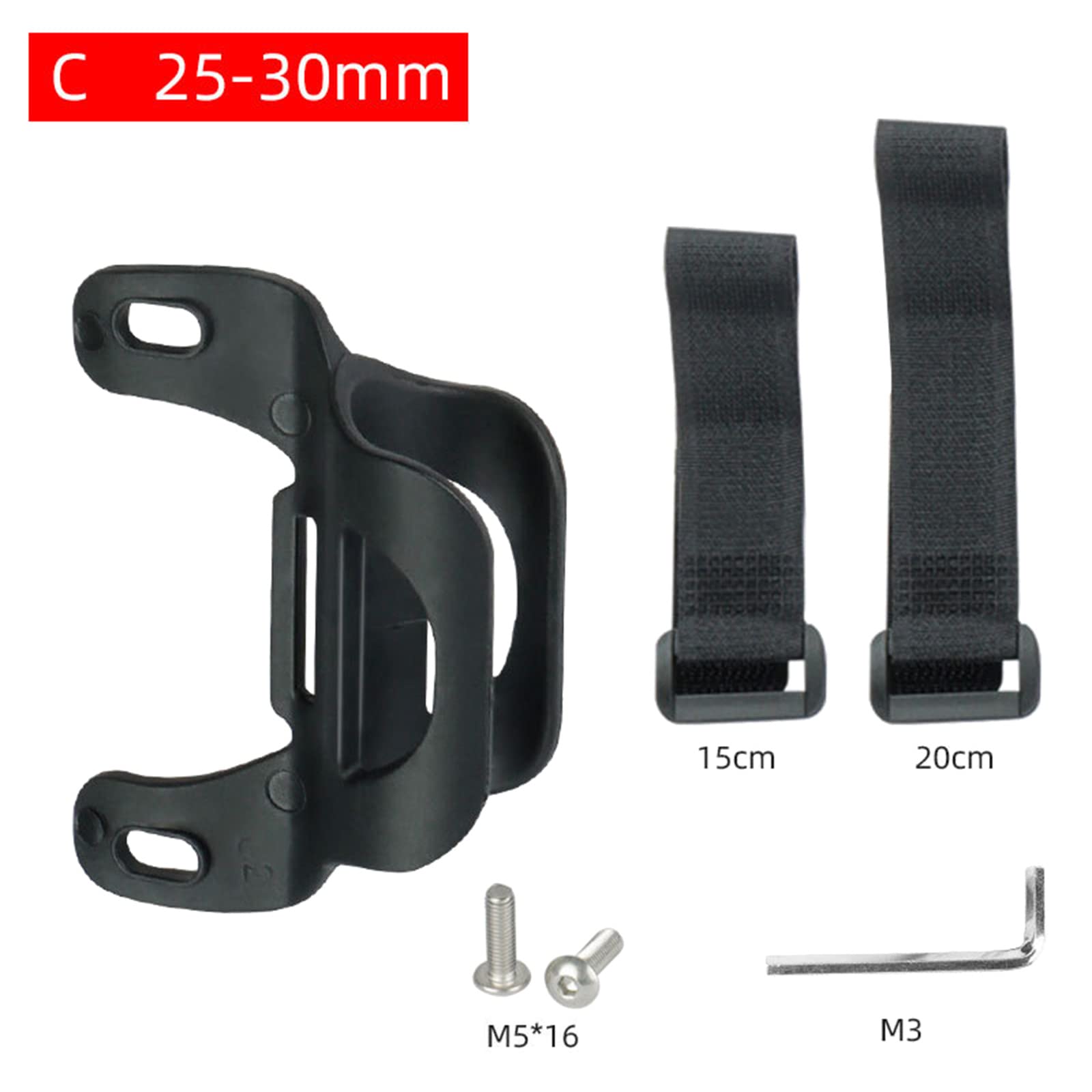 Soporte para bomba de bicicleta Soporte para bomba Clip para soporte montado en marco ligero y resistente para bicicleta de carretera