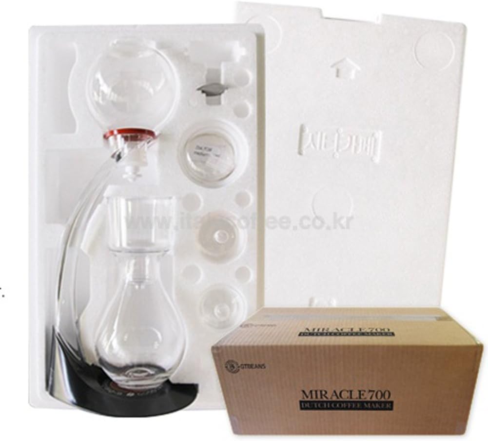 Miracle 700 Cold Brew Dutch Coffee Maker Hand Drip SET 24 oz with Tamper filter