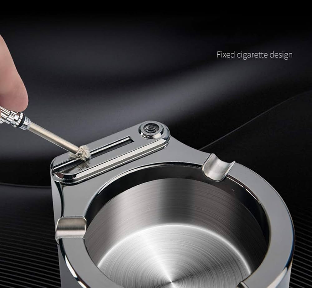 灰皿 ライター まとめ売り 携帯灰皿 灰が落ちない ライター付き 3個セットポータブルアッシュ