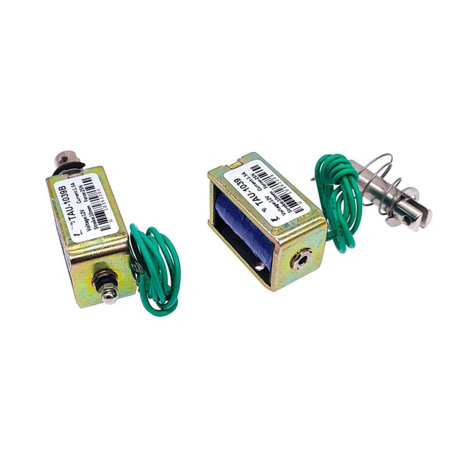TAU-1039 1039B DC 12V magnes elektryczny 24V 25N skok 10 mm typ push liniowy elektromagnes 1 szt. (TAU-1039,24V)