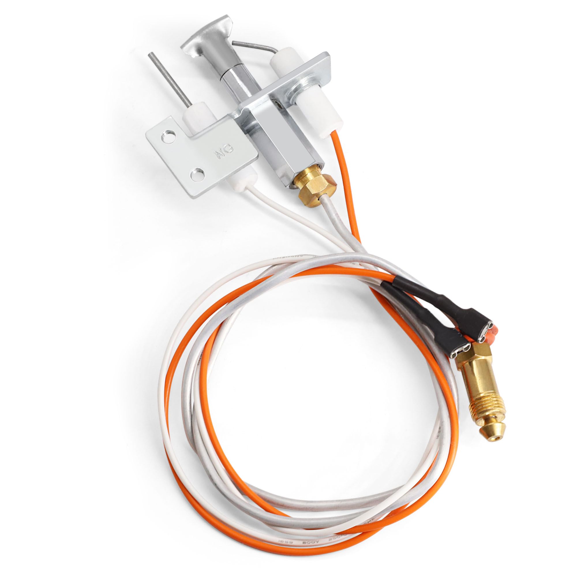 4021-730 Natural Gas Pilot Assembly for Heatilator, Heat N Glo, QuadraFire Fireplaces and Gas Log Sets, 385-510A, SRV4021-730 IPI Pilot Assembly Heatilator Fireplace Replacement Parts