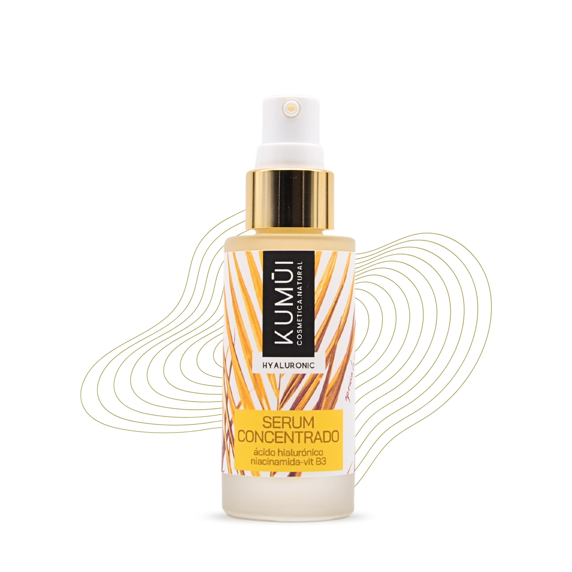 Kumui- Sérum Facial Concentrado Rellenador de Arrugas y Antimanchas- PREMIO INTERNACIONAL 2025 - Tecnología Microencapsulación, Ácido Hialurónico de varios pesos moleculares y Niacinamida B3-30 ml