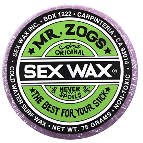 Mr Zogs Original Sexwax - Cold Water Temperature Grape Scented (Light Purple Color)