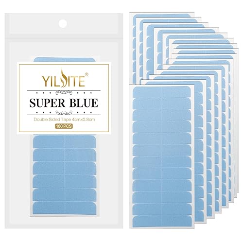 Miniatura 9 de YILITE 120 Peices - Cinta adhesiva de doble cara para extensiones de cabello, 1.6 x 0.3 in, cinta adhesiva de cabello humano para cinta de repuesto