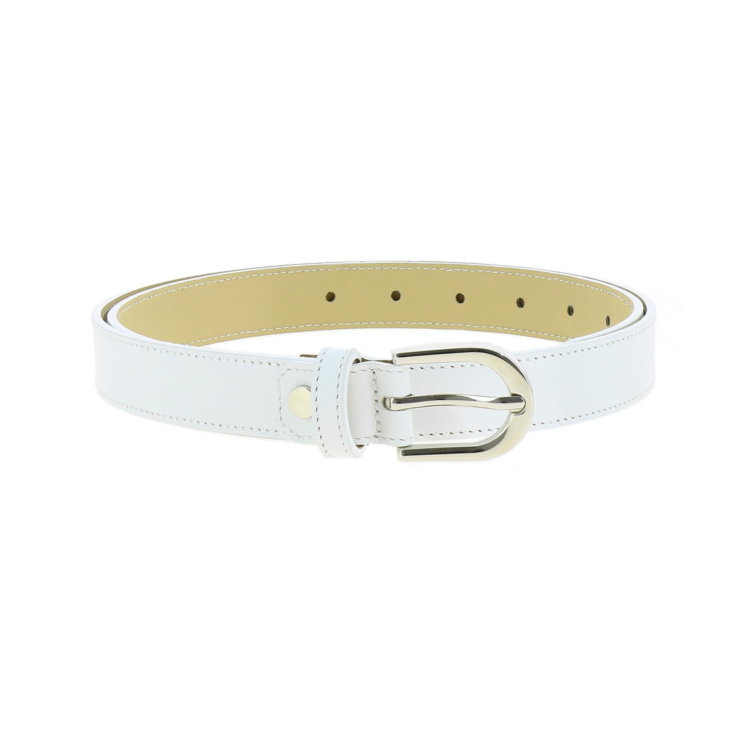 FASHIONGEN - Women genuine Italian leather belt LUNA Made in France