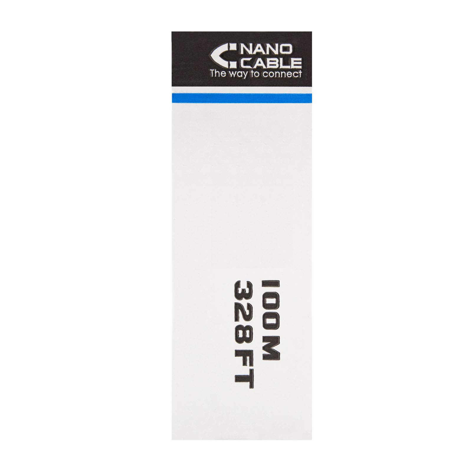 NanoCable 10.20.0302 - Cable de red Ethernet rigido RJ45 Cat.5e UTP AWG24, gris, bobina de 100mts