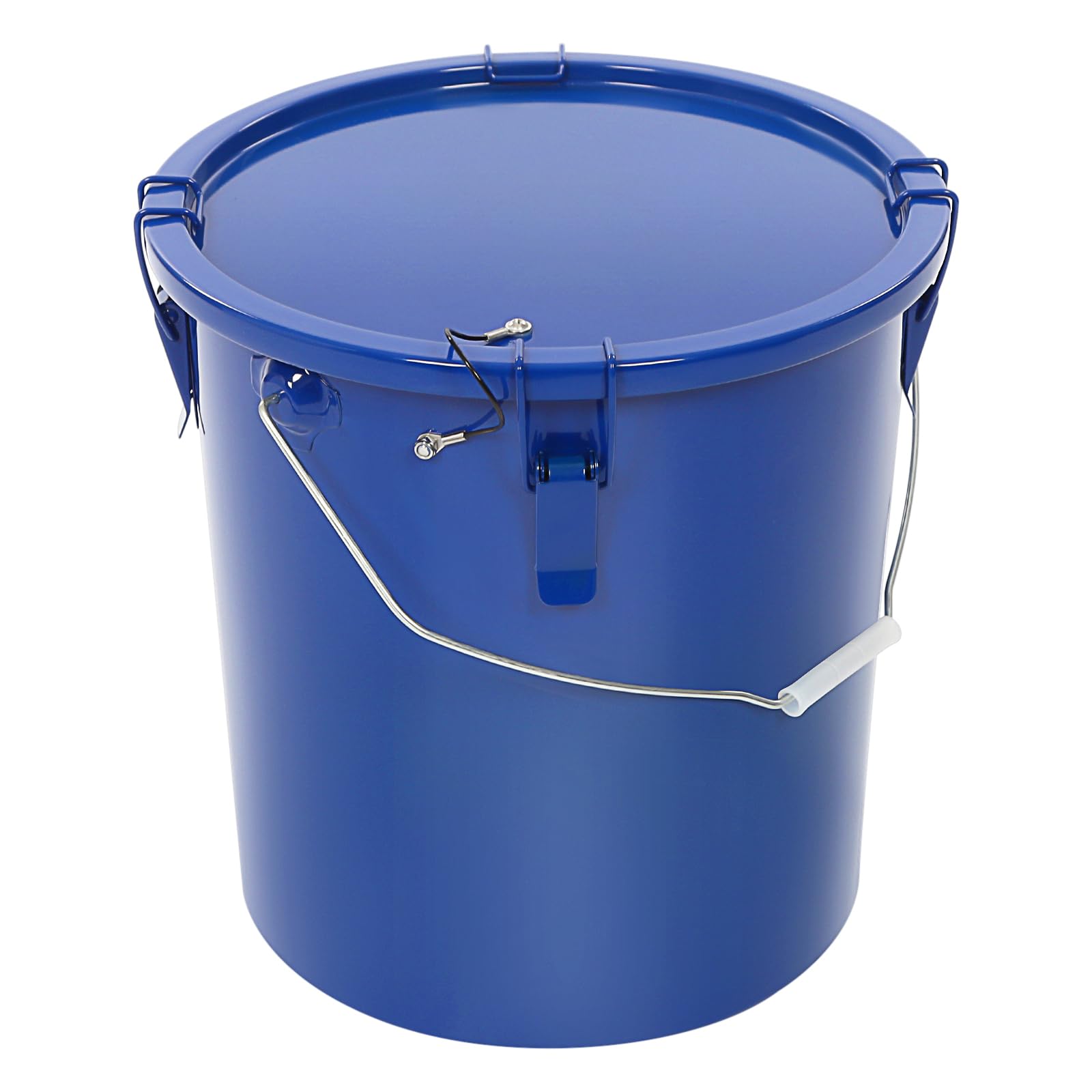 YUNLAIGOTOP Fryer Grease Bucket, 6 Gallon Oil Disposal Caddy, Steel Fryer Oil Bucket with Locking Lid & Filter Bag, Fryer Grease Bucket for Restaurant