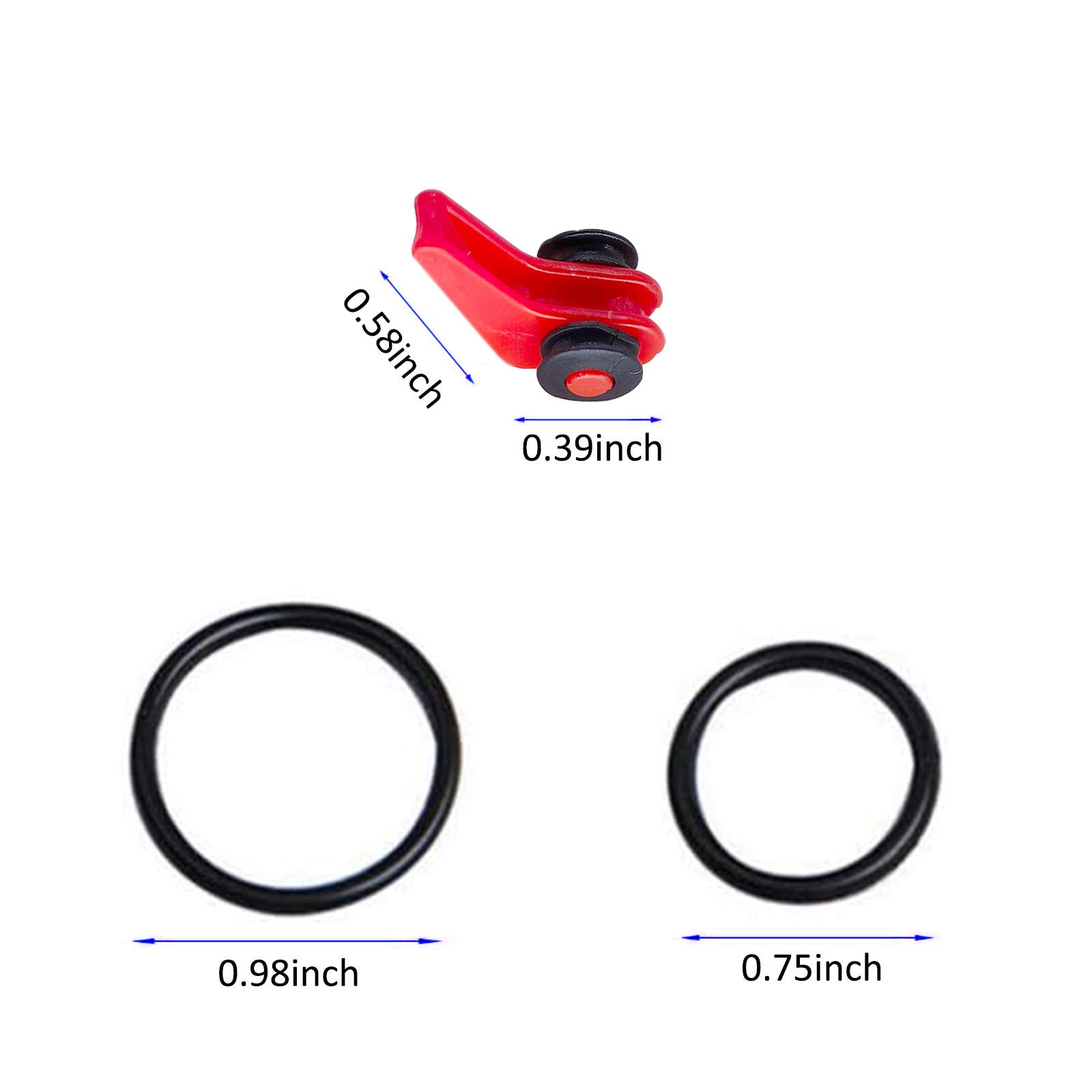 10 Ganci Da Pesca Per Esche Fisse Con Anelli In Gomma - Foto 12