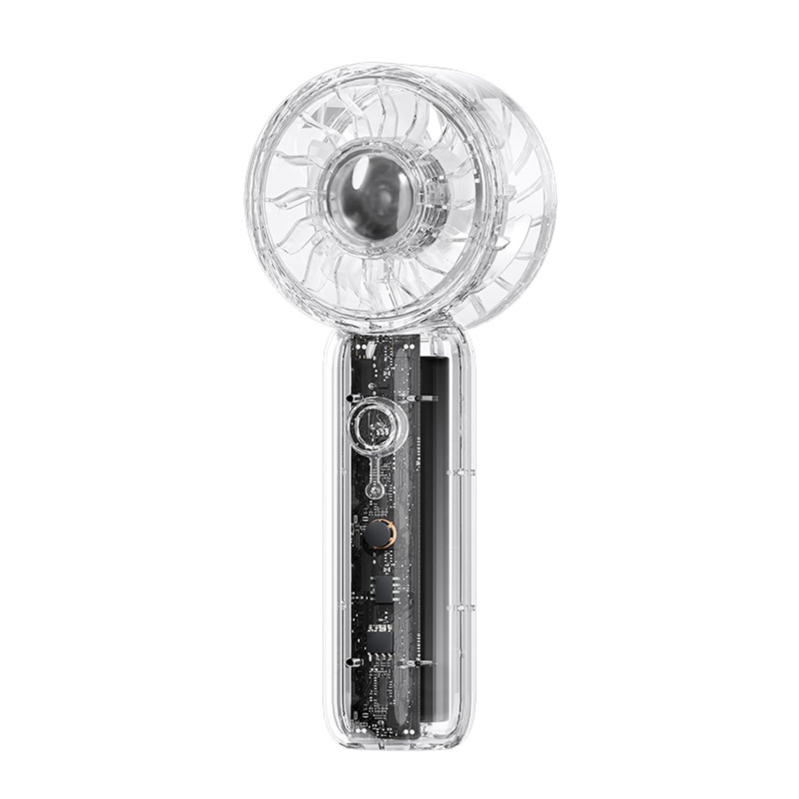 Uqezagpa White Handheld Fan 3 Speed Rechargeable Cordless Air Blower Powerful Cleaner Small Fan For Outdoor Handheld Desk