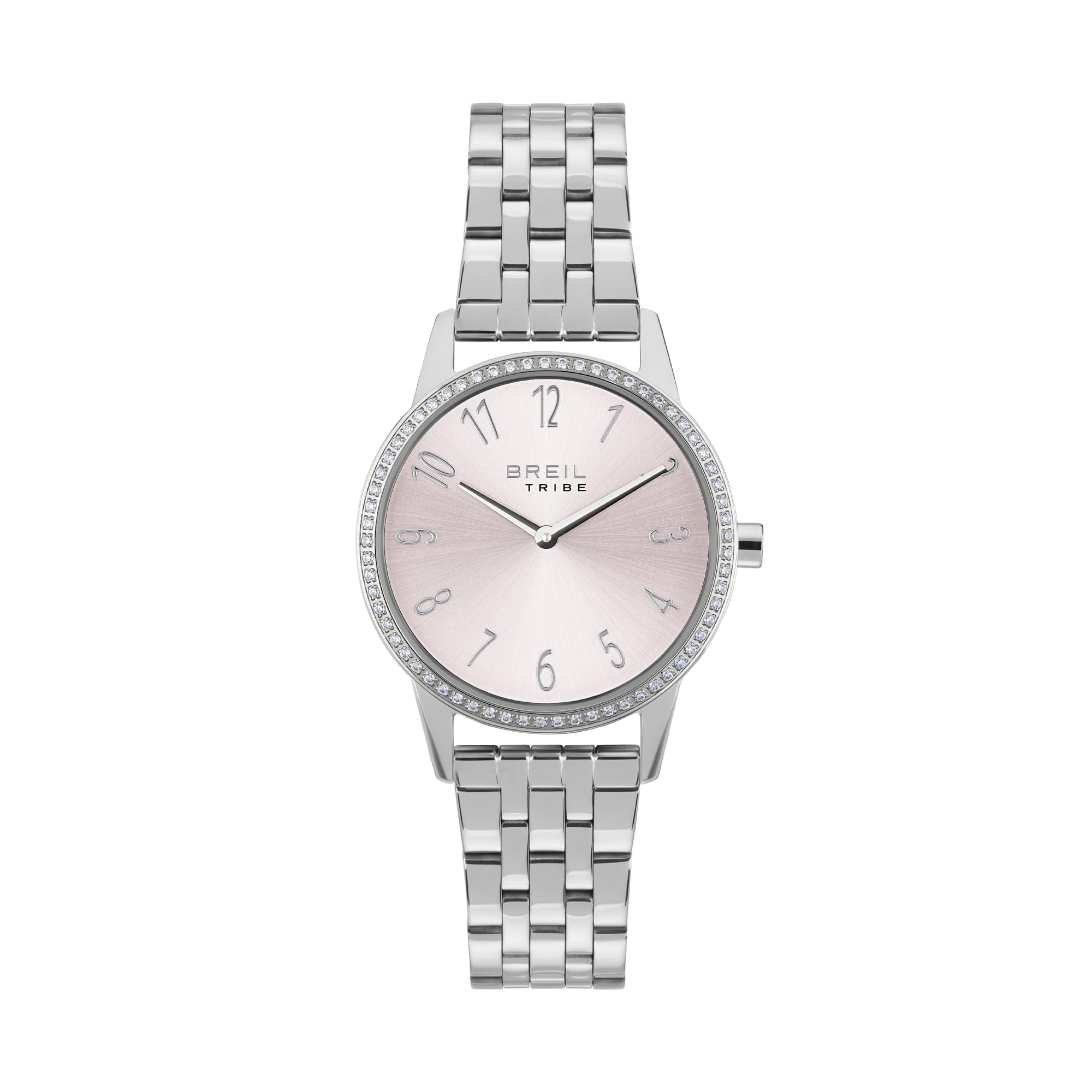 Breil, Collezione Twinkle Sky, Orologio Donna Elegante, Cronografo Donna in Acciaio, Quadrante Blu Sunray con Lucenti Cristalli, Chiusura Déployante Regolabile, Resistente all'Acqua