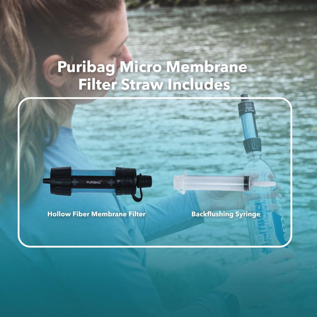 Purificateur D'eau Portable First Need XL – Microfiltre – Camping Randonnée – NEUF