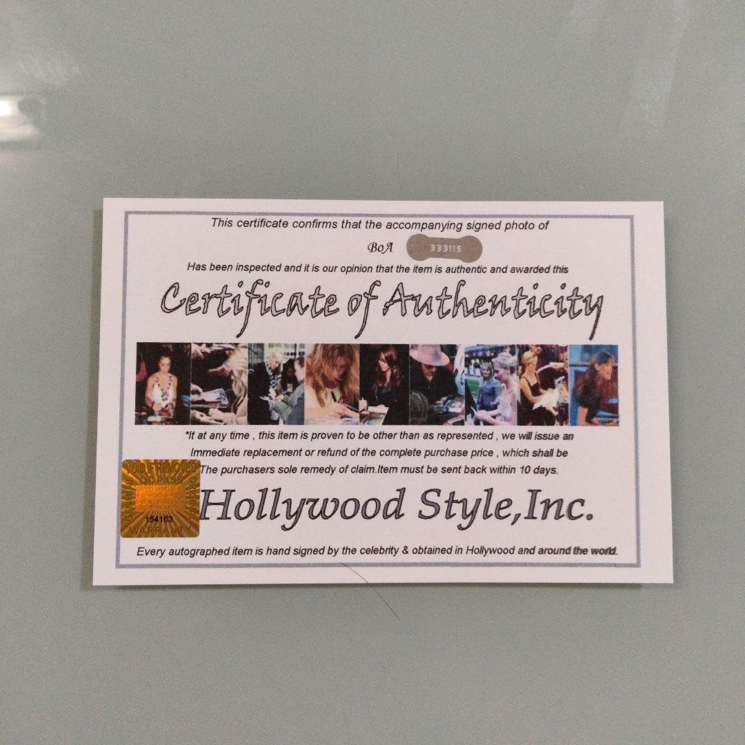 ボア直筆サイン入り2Lサイズ写真…BoA…