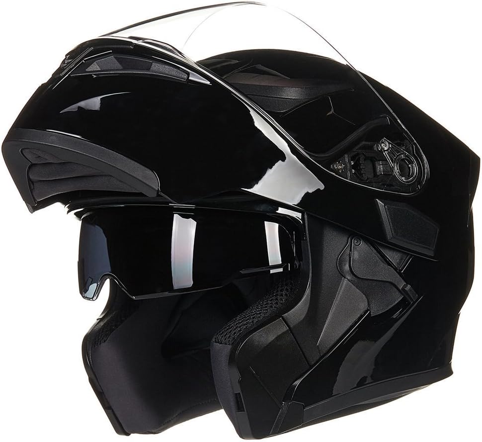 Motorcycle Dual Visor Flip up Modular Full Face Helmet DOT Model 902/902L