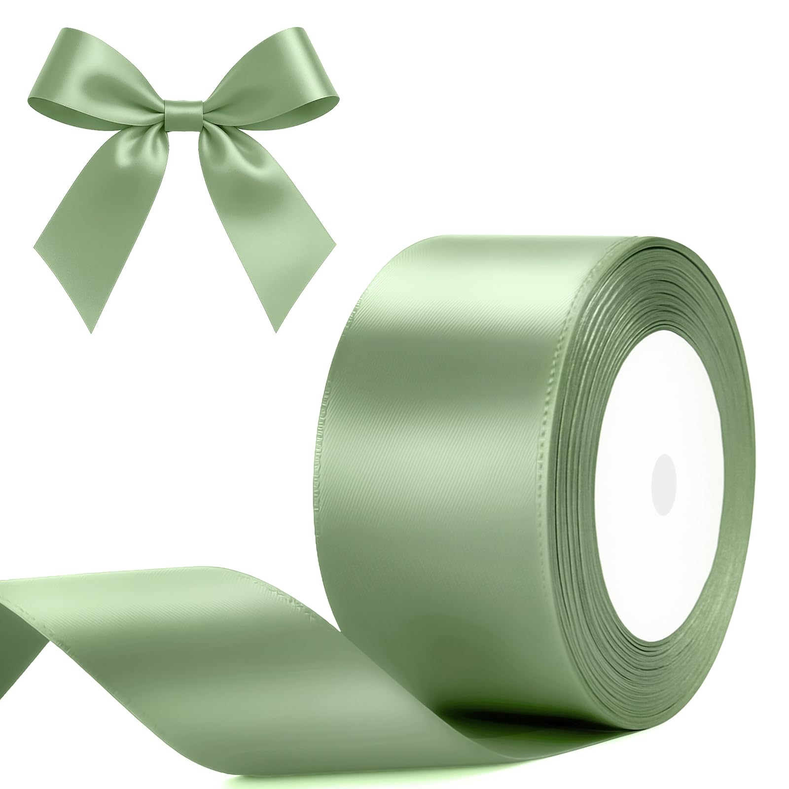 G2PLUS Baby Pink Satin Ribbons 10mm: Thick Fabric Gift Wrap Ribbons for Crafting, Party Decoration, 22m — view 49