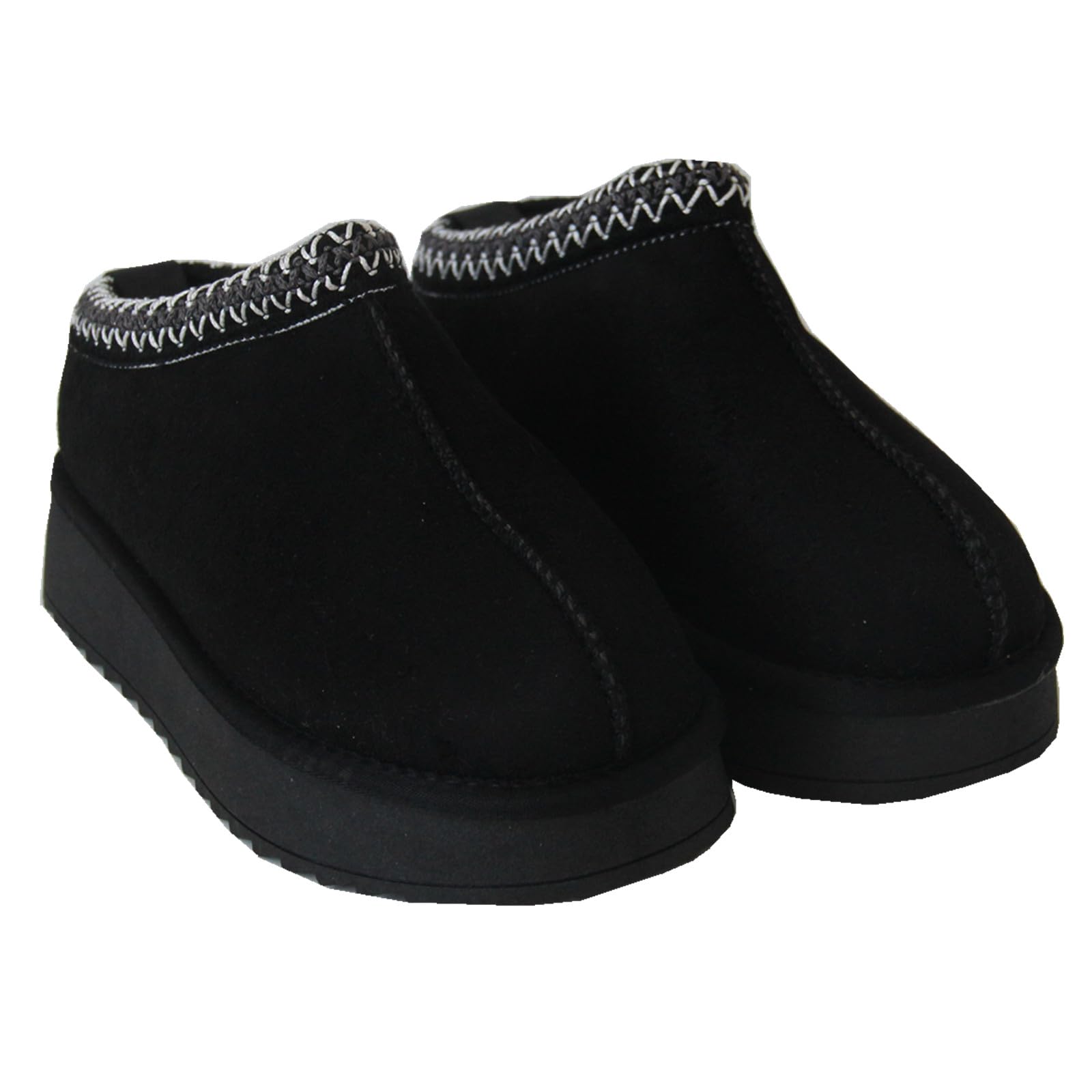 Women's Snow Boots Platform Boot Fur Lined Slip On Short Boots