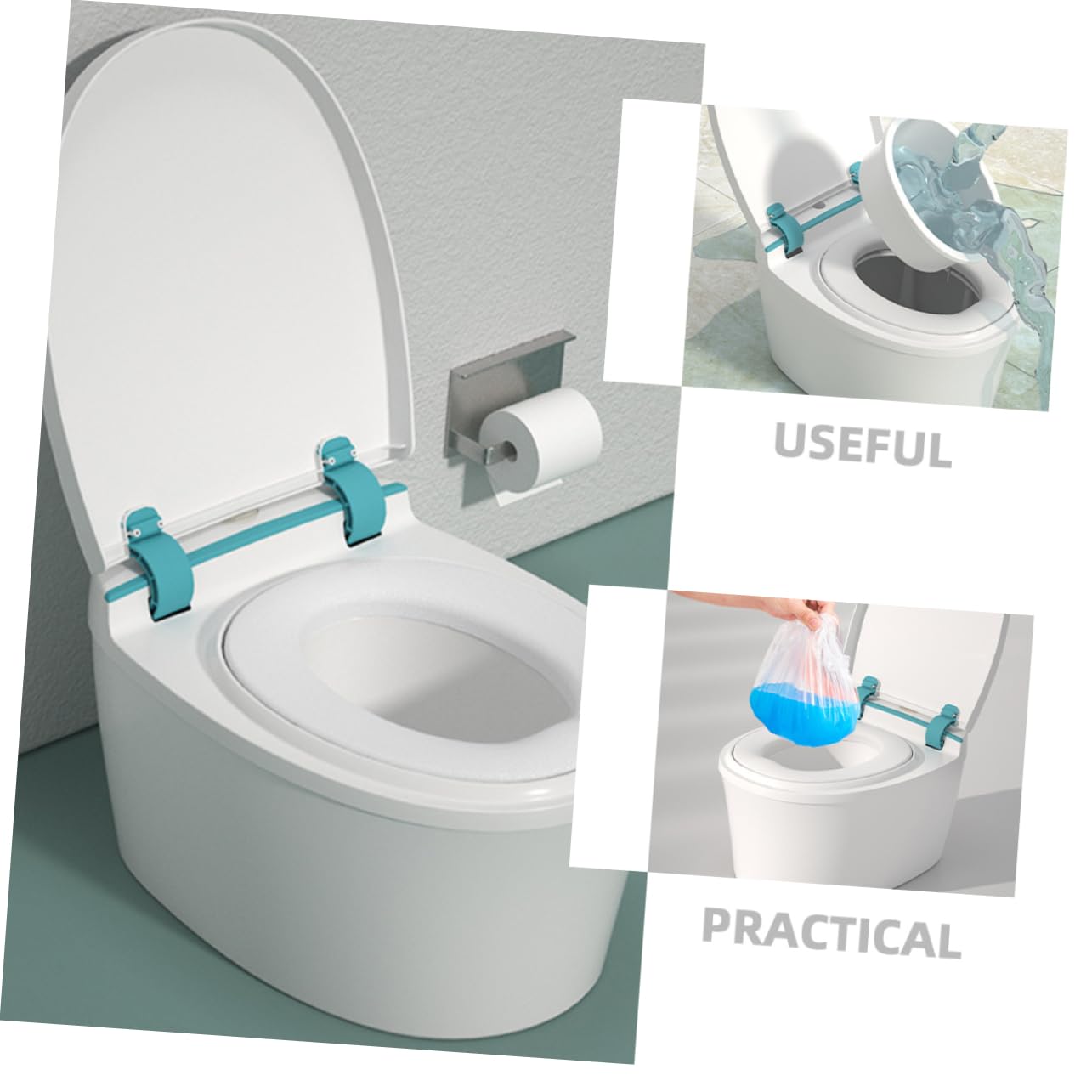 Toilettensitz für Kleinkinder Tragbares Töpfchen aus Toilettentrainer mit Weichem Sitz und Herausnehmbarem Einsatz für Jungen und Mädchen