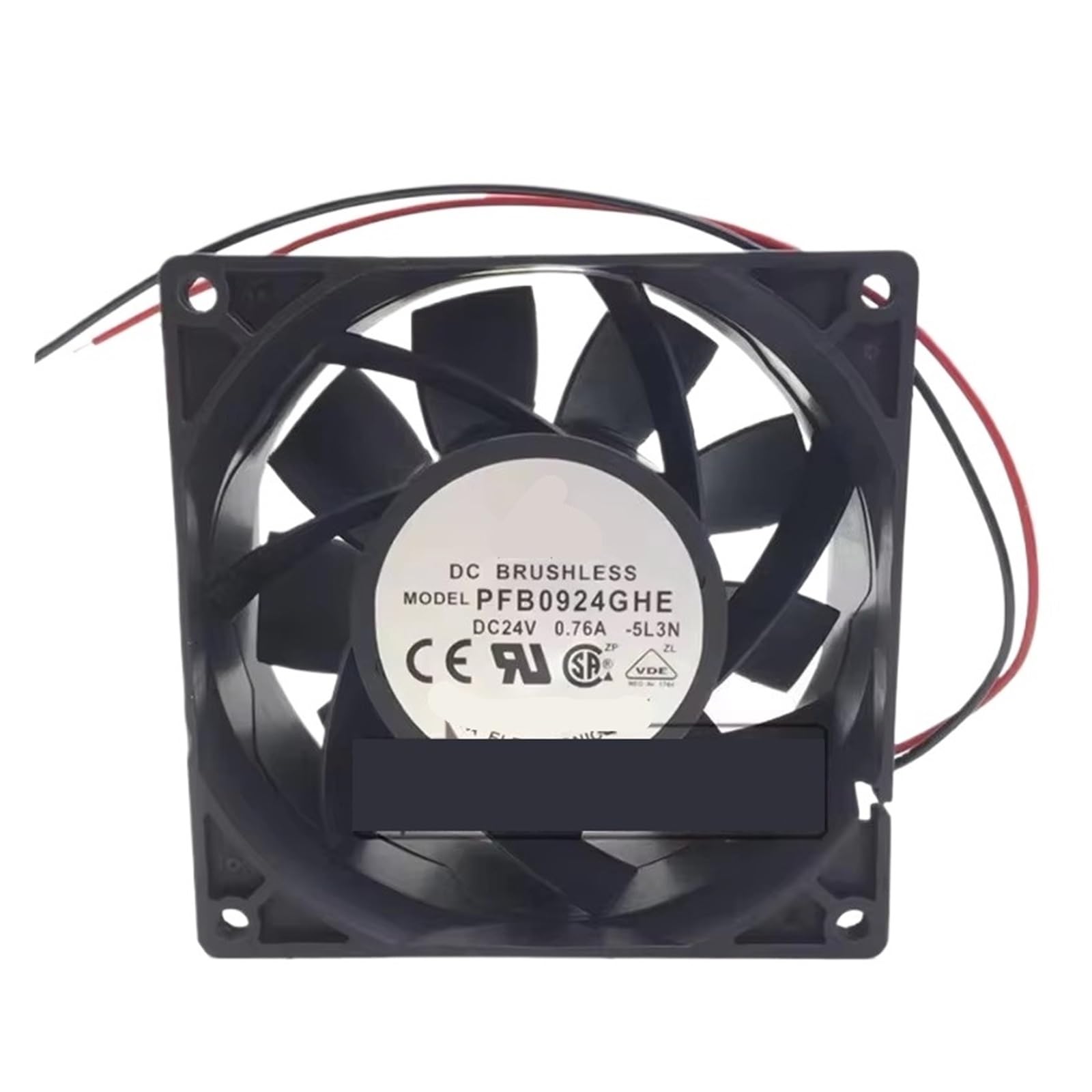 LZIKKGKI PFB0924GHE 24V 0.76A 9238 9CM 2-wire cooling fan