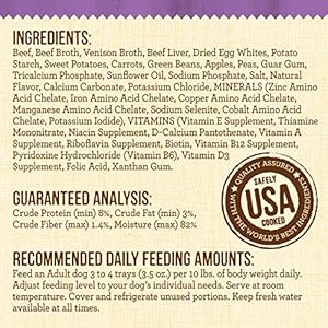 Merrick Lil’ Plates Grain Free And Gluten Free Natural Wet Dog Food For Small Dogs, Soft Itsy Bitsy Beef Stew – (Pack of 12) 3.5 oz. Tubs