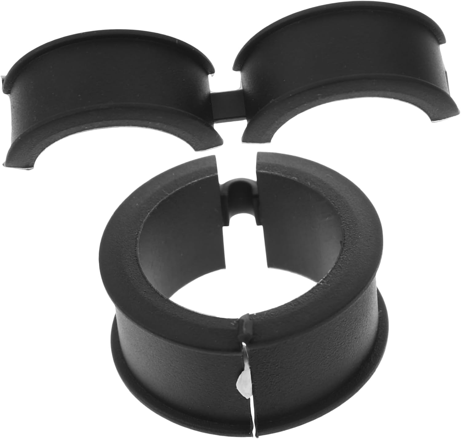 KOMBIUDA 2pcs Flexible Silicone Handlebar Gaskets for to Conversion Washers Easy to Install Cycling Accessories for Mobile Phone Holders and Lights