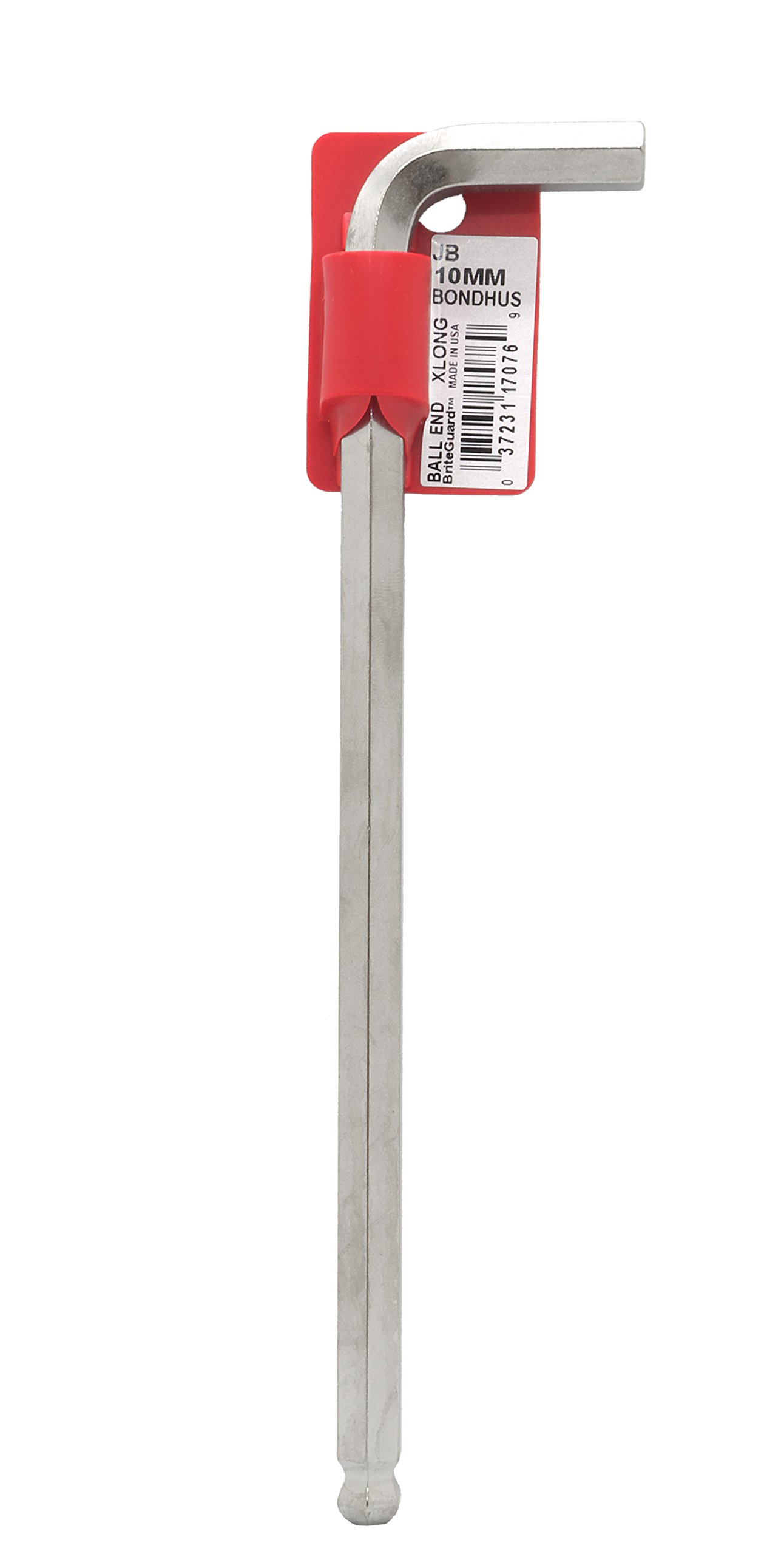 Bondhus Bl10b Briteguard Ballend Hexagon Key, 10Mm, 17076, Protanium Precision High Torque Steel