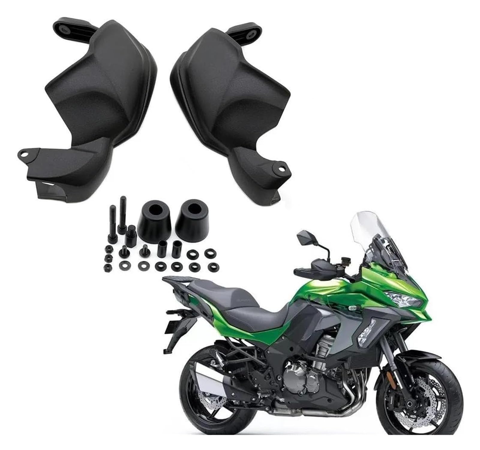 Motorrad Handschutz Für Kawasaki Für VERSYS1000SE KLE1000 2017-2020 Motorrad Lenker Schutz Griff Guards Handschutz Hand Windschutzscheibe Handprotektoren(1 Set)